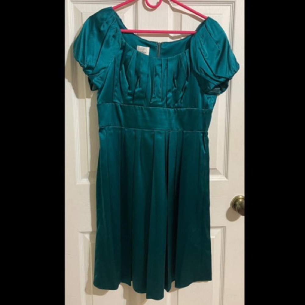 Suzi Chin for maggot boutique dress in teal